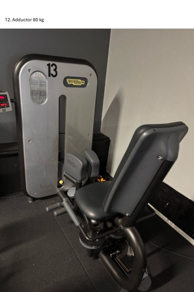 Technogym adductor